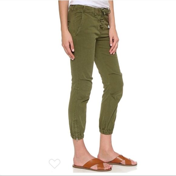 Nili Lotan Lace Up Cropped Military Pants - Picture 2 of 10